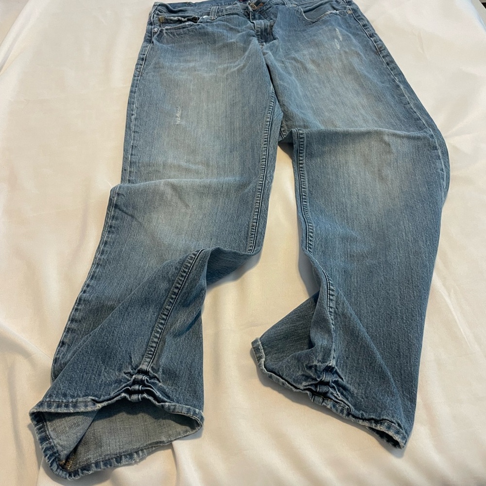 Union bay jeans distressed handcrafted Light Blue Denim
